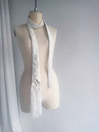 TASSEL EDGE TIE