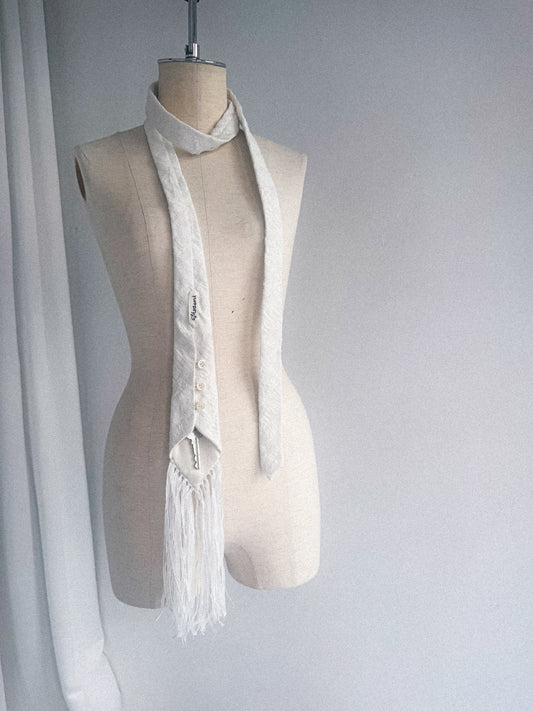 TASSEL EDGE TIE