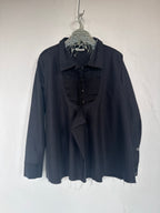 FOLD OVER PIN TUCK SHIRT