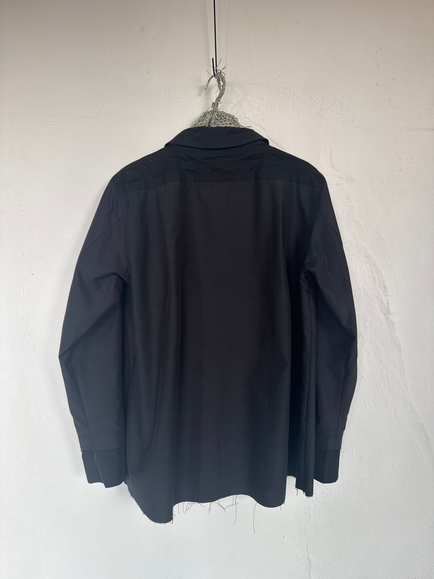 FOLD OVER PIN TUCK SHIRT