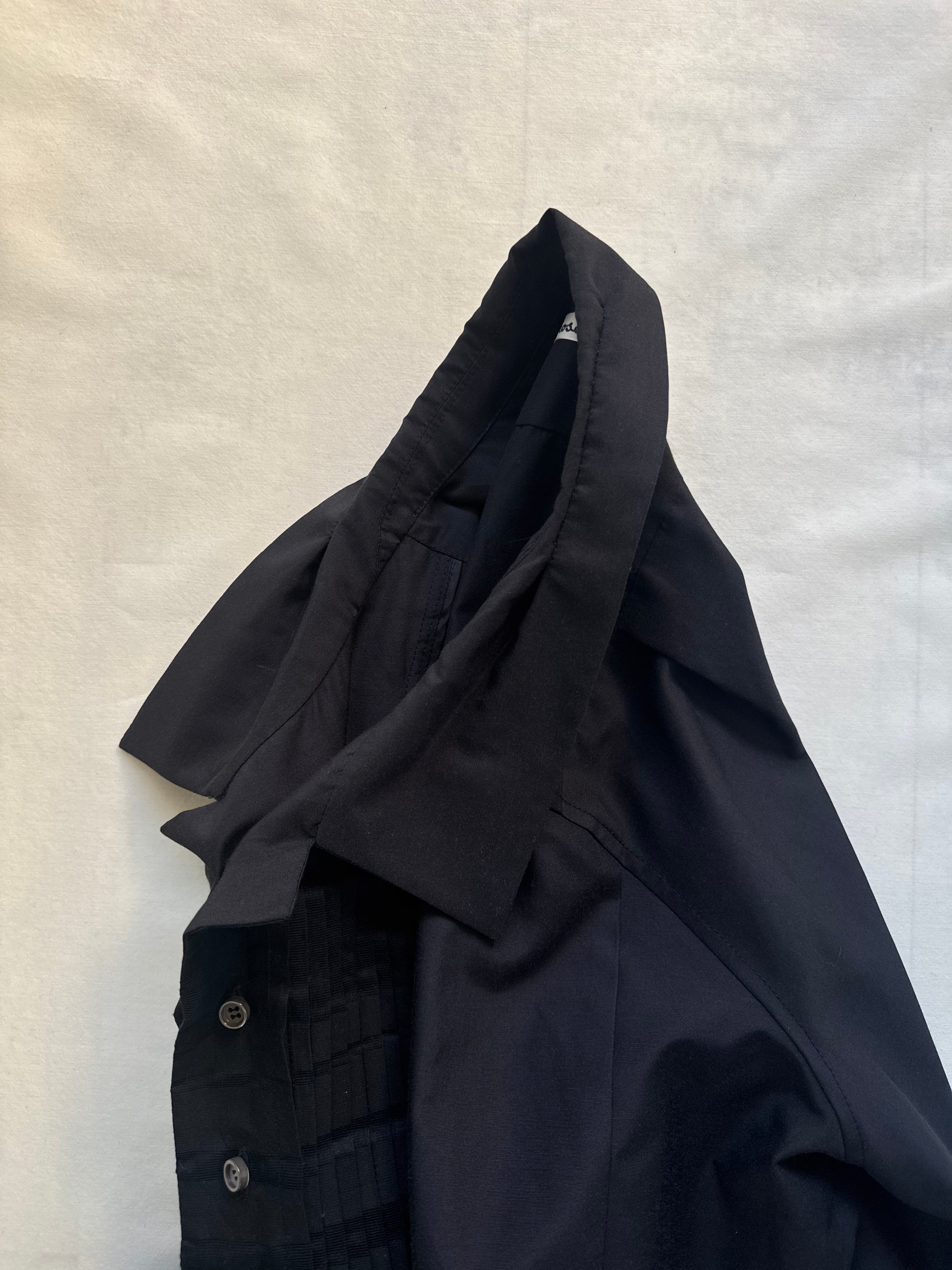 FOLD OVER PIN TUCK SHIRT