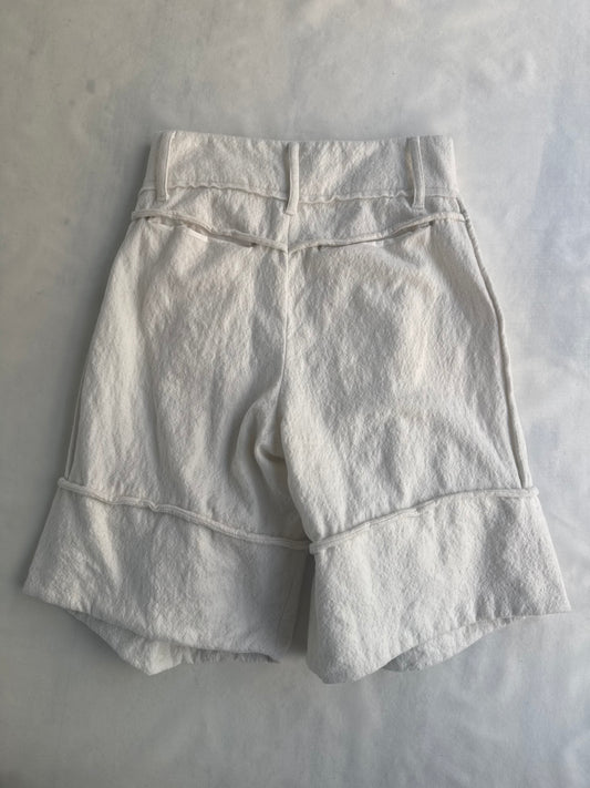 BOILED WOOL BALLOON 1/2 TROUSERS