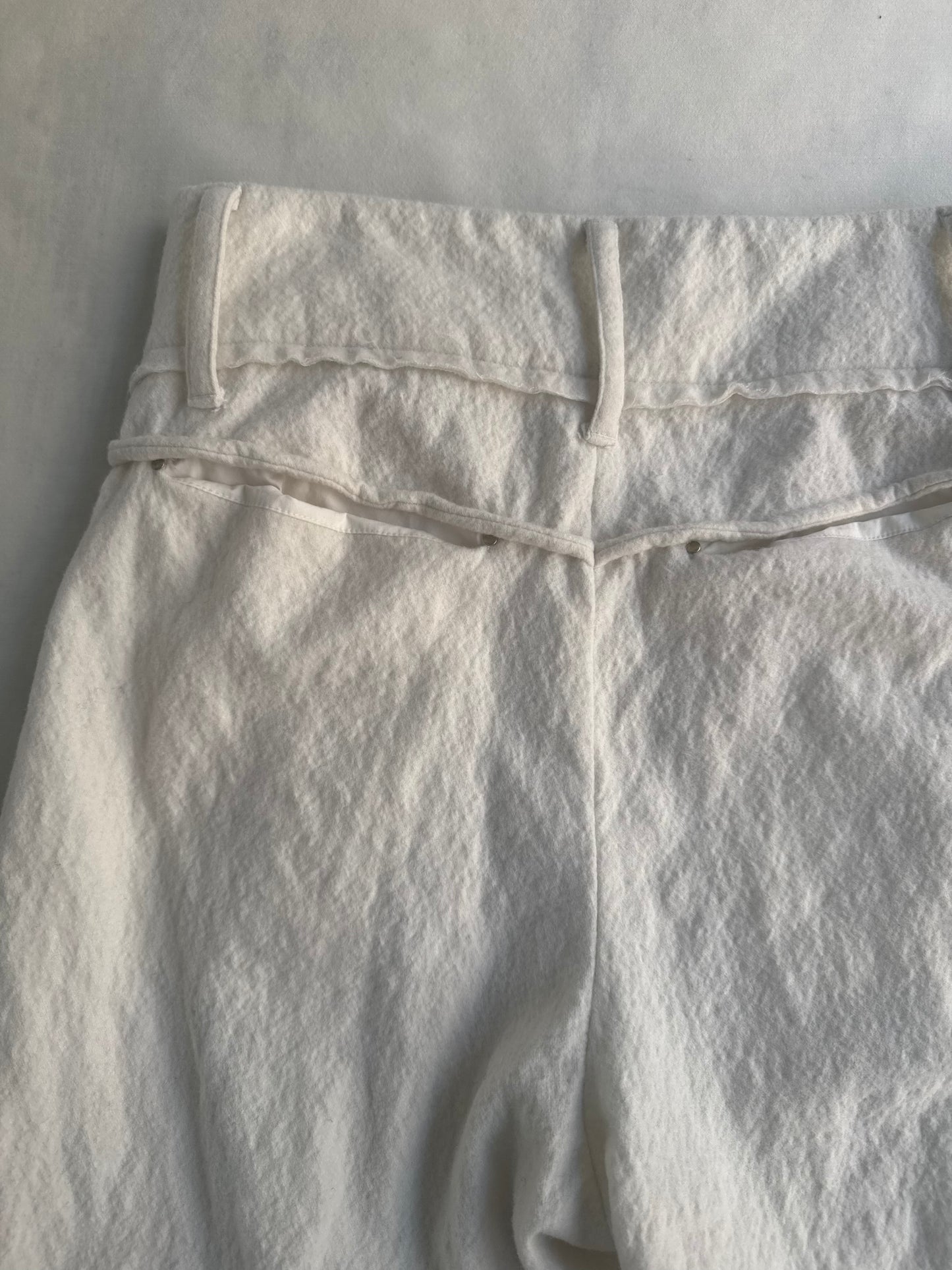 BOILED WOOL BALLOON 1/2 TROUSERS