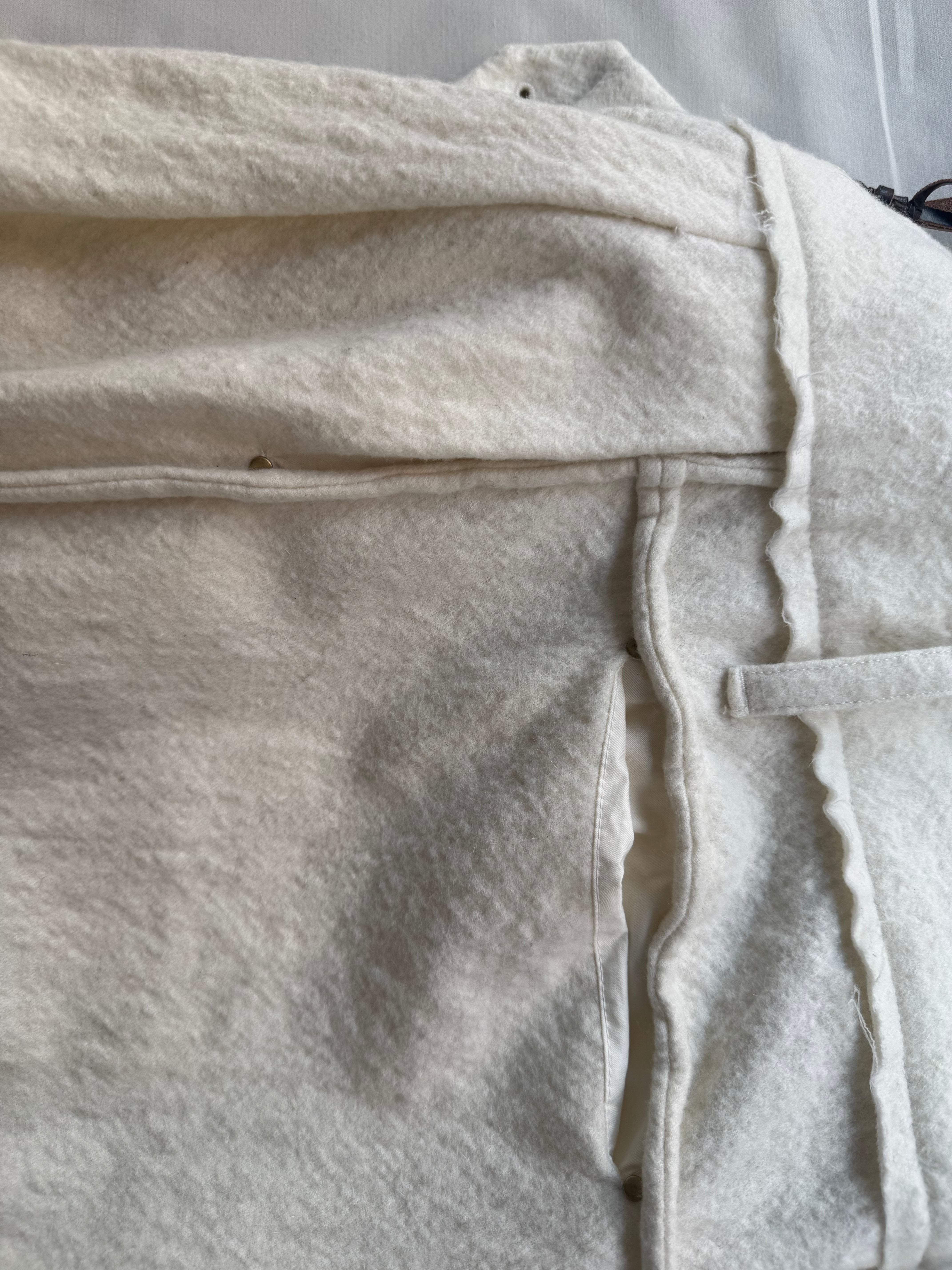 BOILED WOOL BALLOON 1/2 TROUSERS