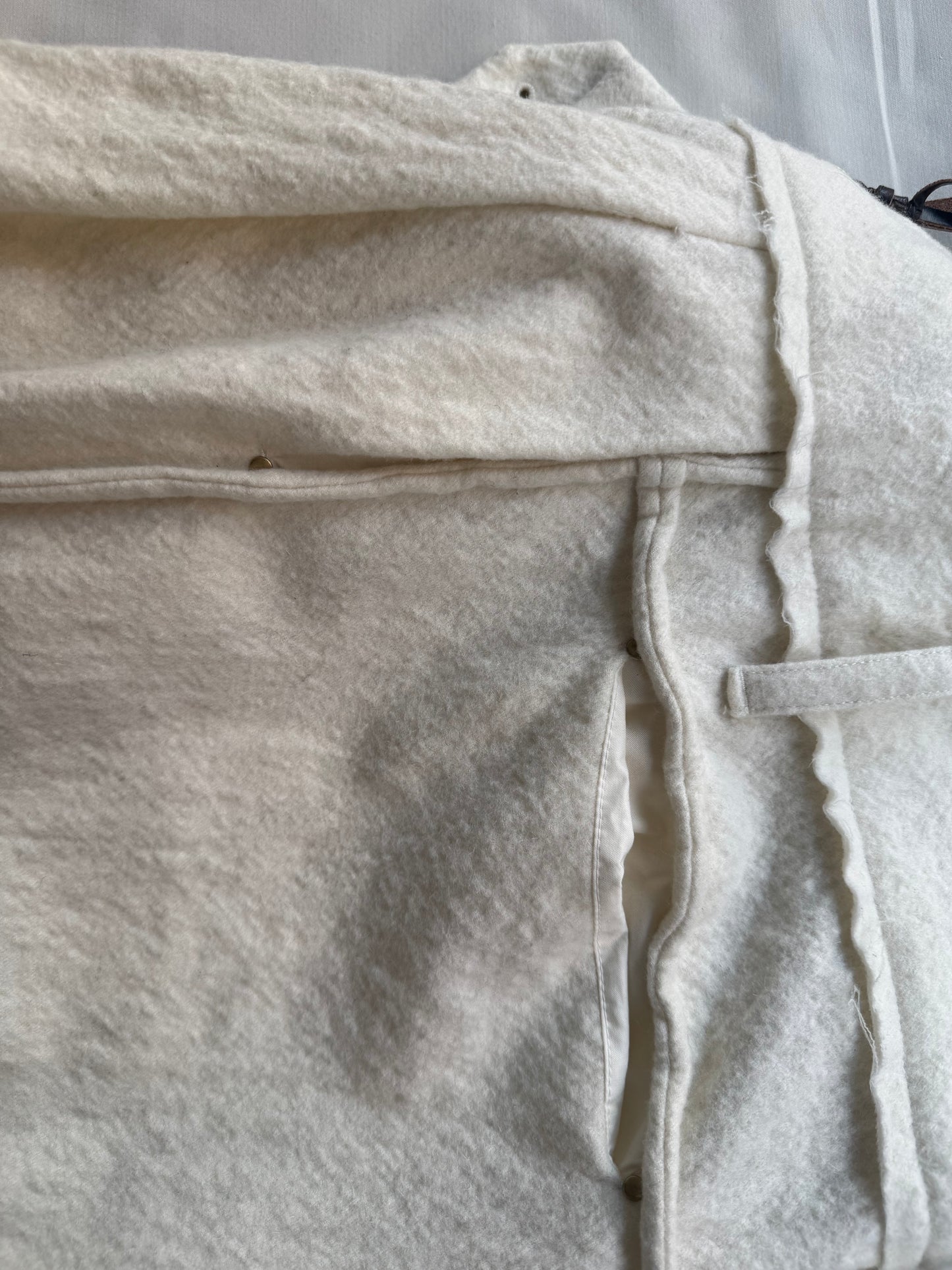 BOILED WOOL BALLOON 1/2 TROUSERS