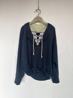 LAYERED JERSEY SHIRT