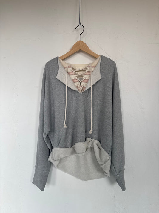 LAYERED JERSEY SHIRT