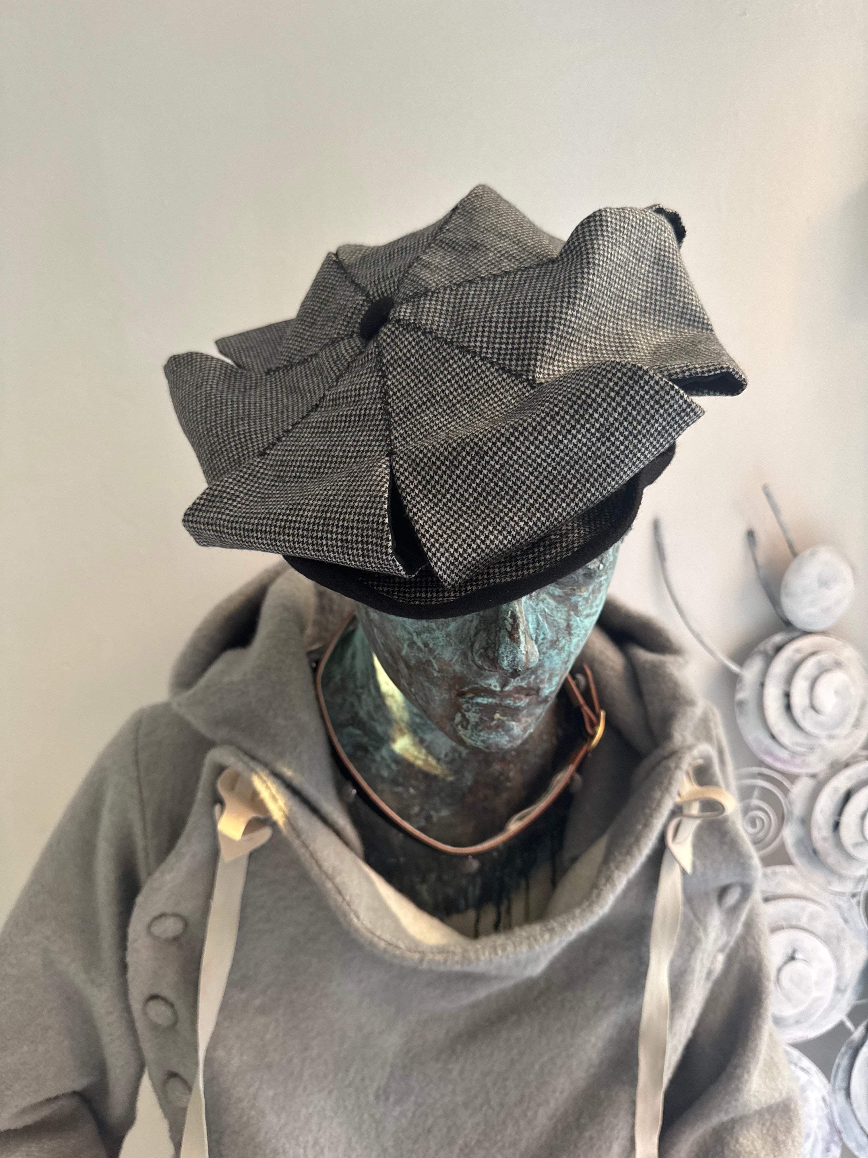 SLASHED REVERSIBLE NEWSBOY