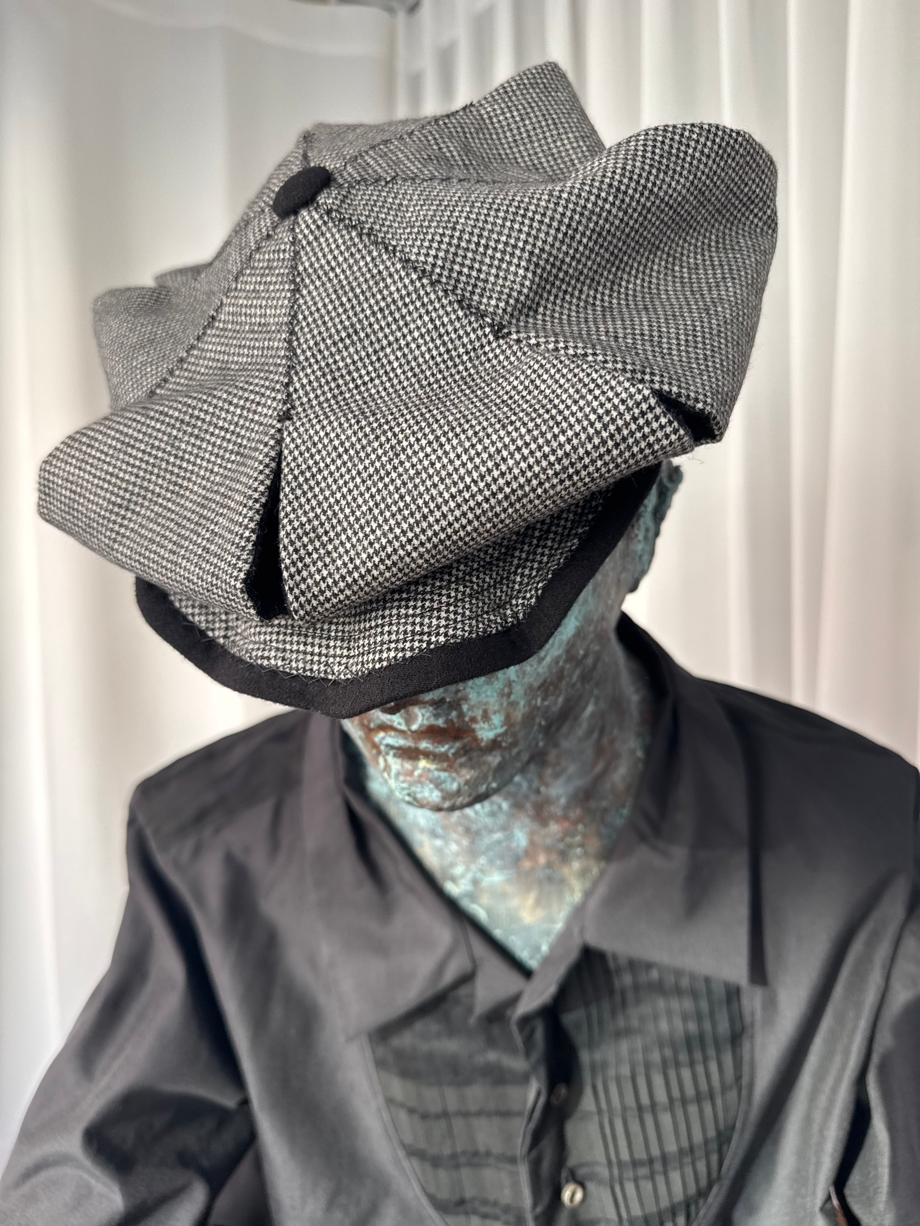 SLASHED REVERSIBLE NEWSBOY