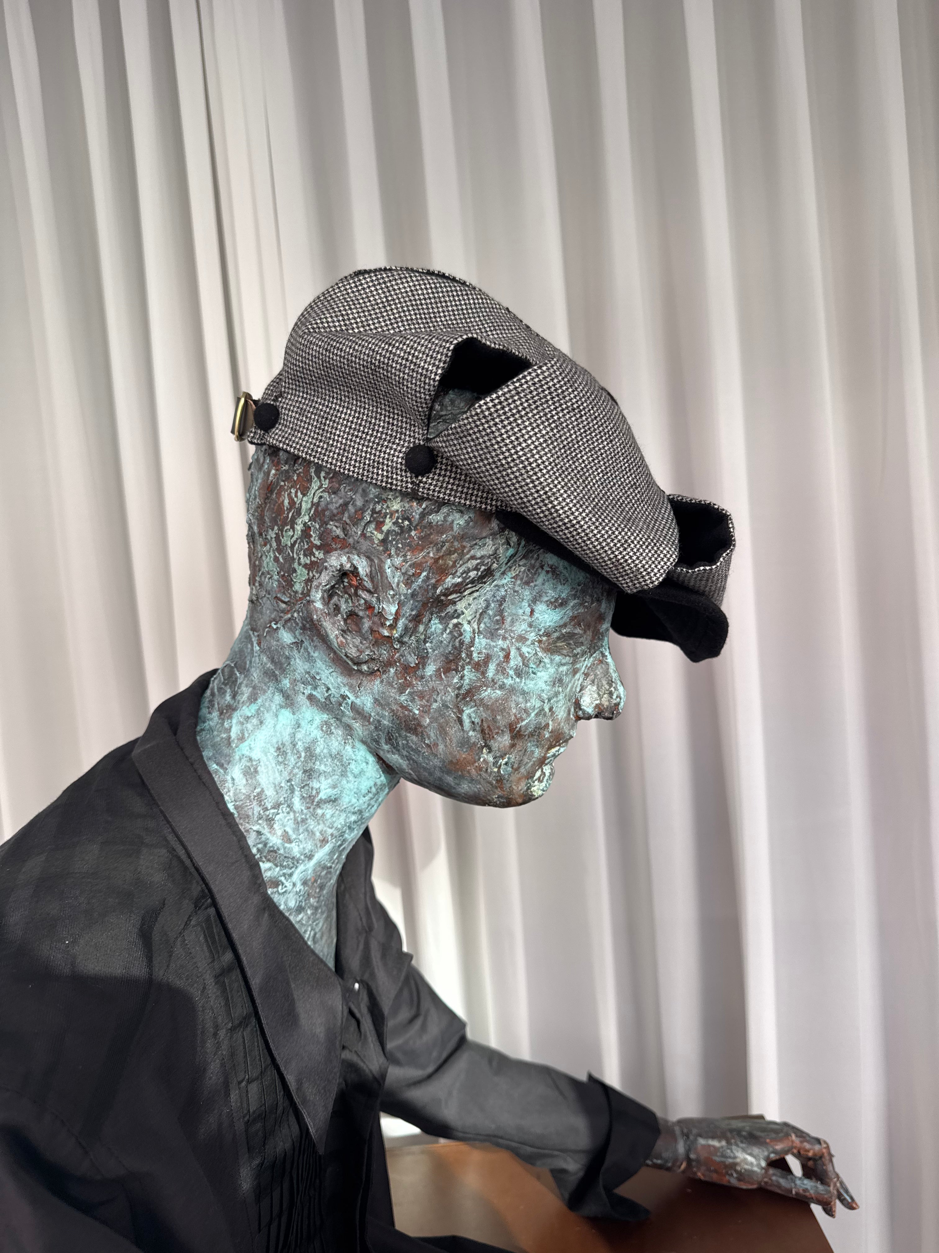 SLASHED REVERSIBLE NEWSBOY