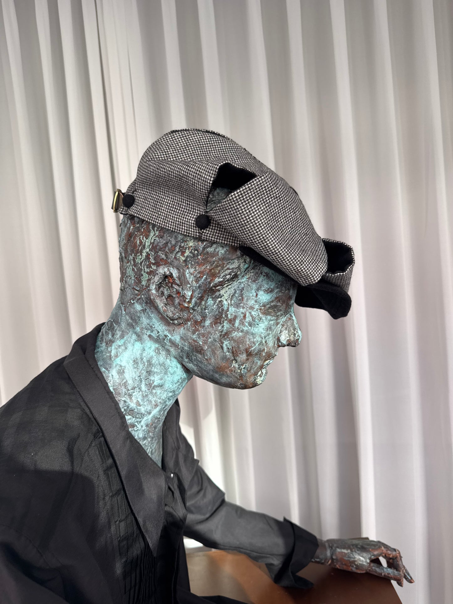 SLASHED REVERSIBLE NEWSBOY