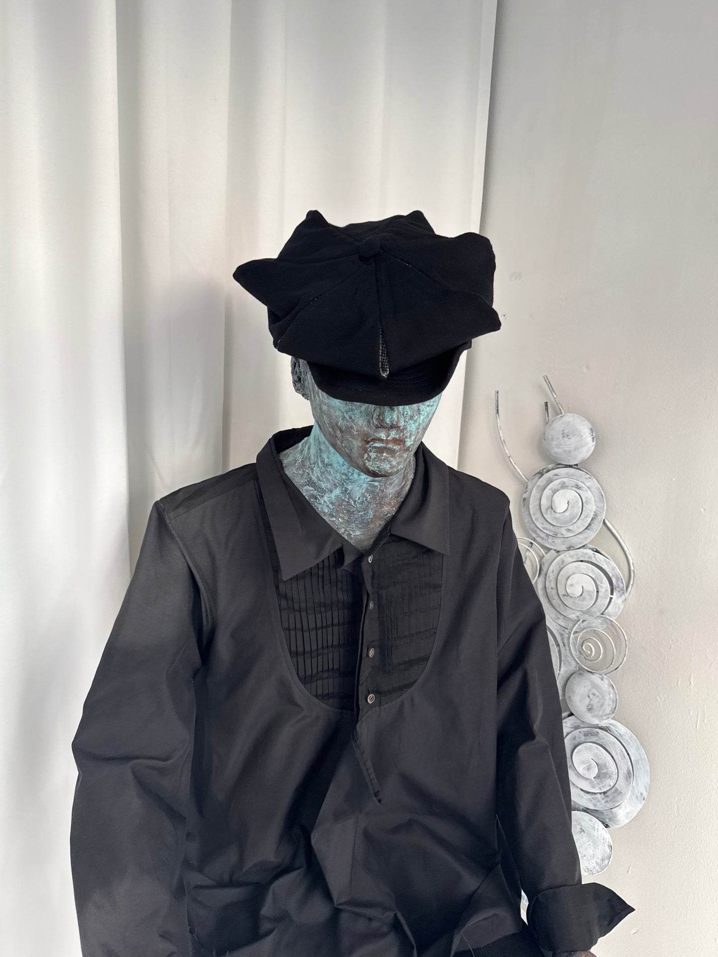 SLASHED REVERSIBLE NEWSBOY