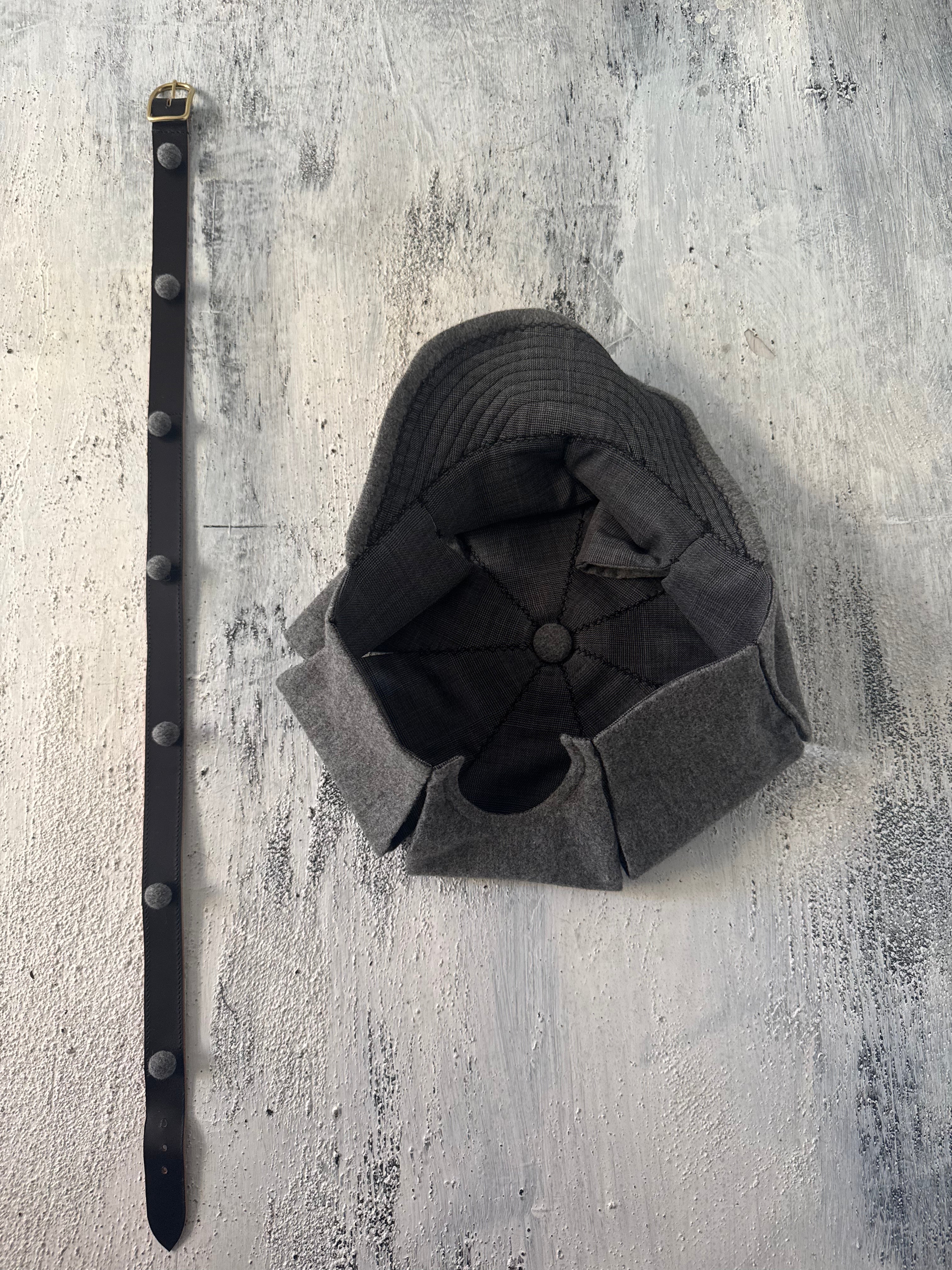 SLASHED REVERSIBLE NEWSBOY