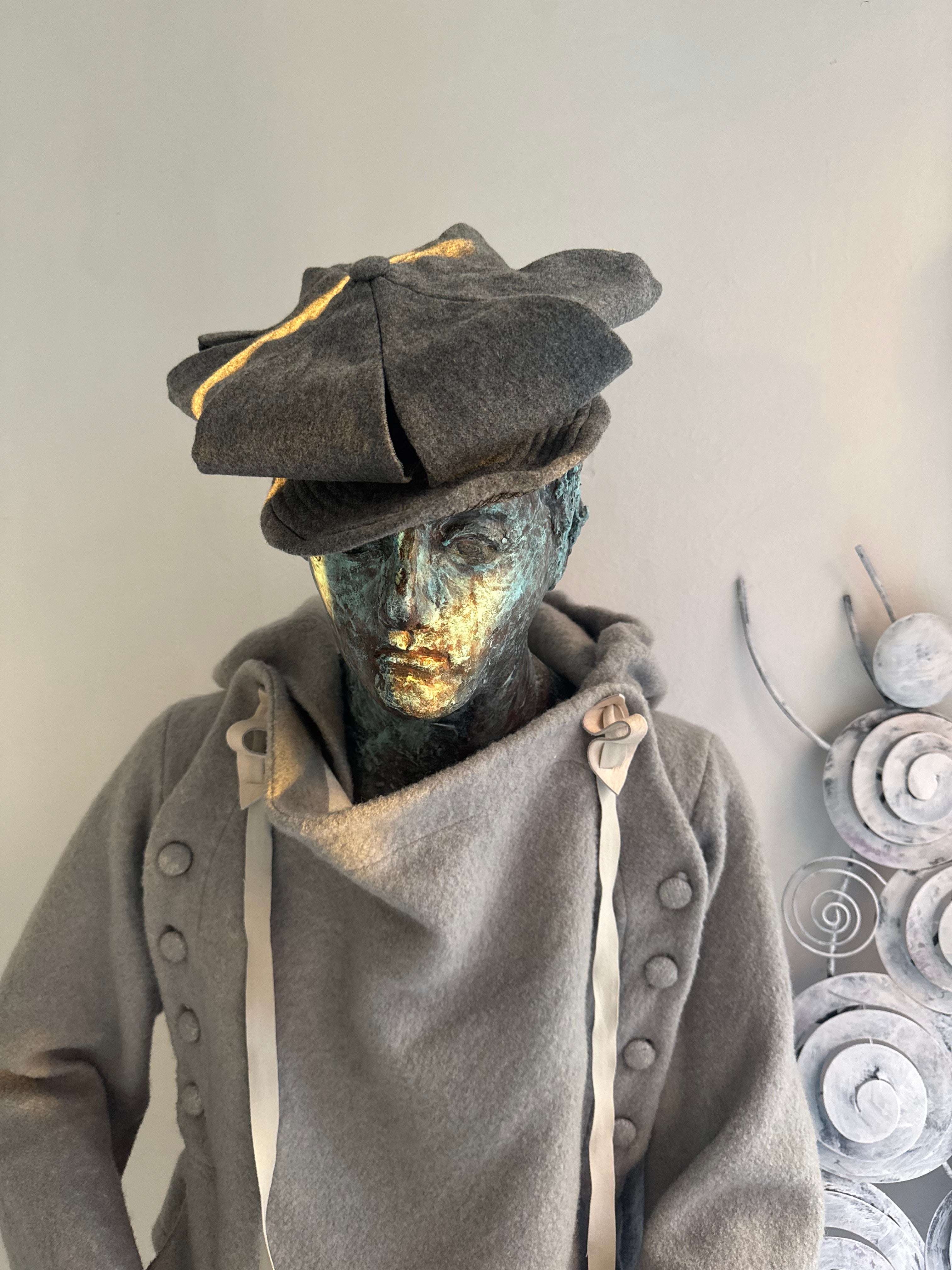 SLASHED REVERSIBLE NEWSBOY