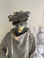 SLASHED REVERSIBLE NEWSBOY