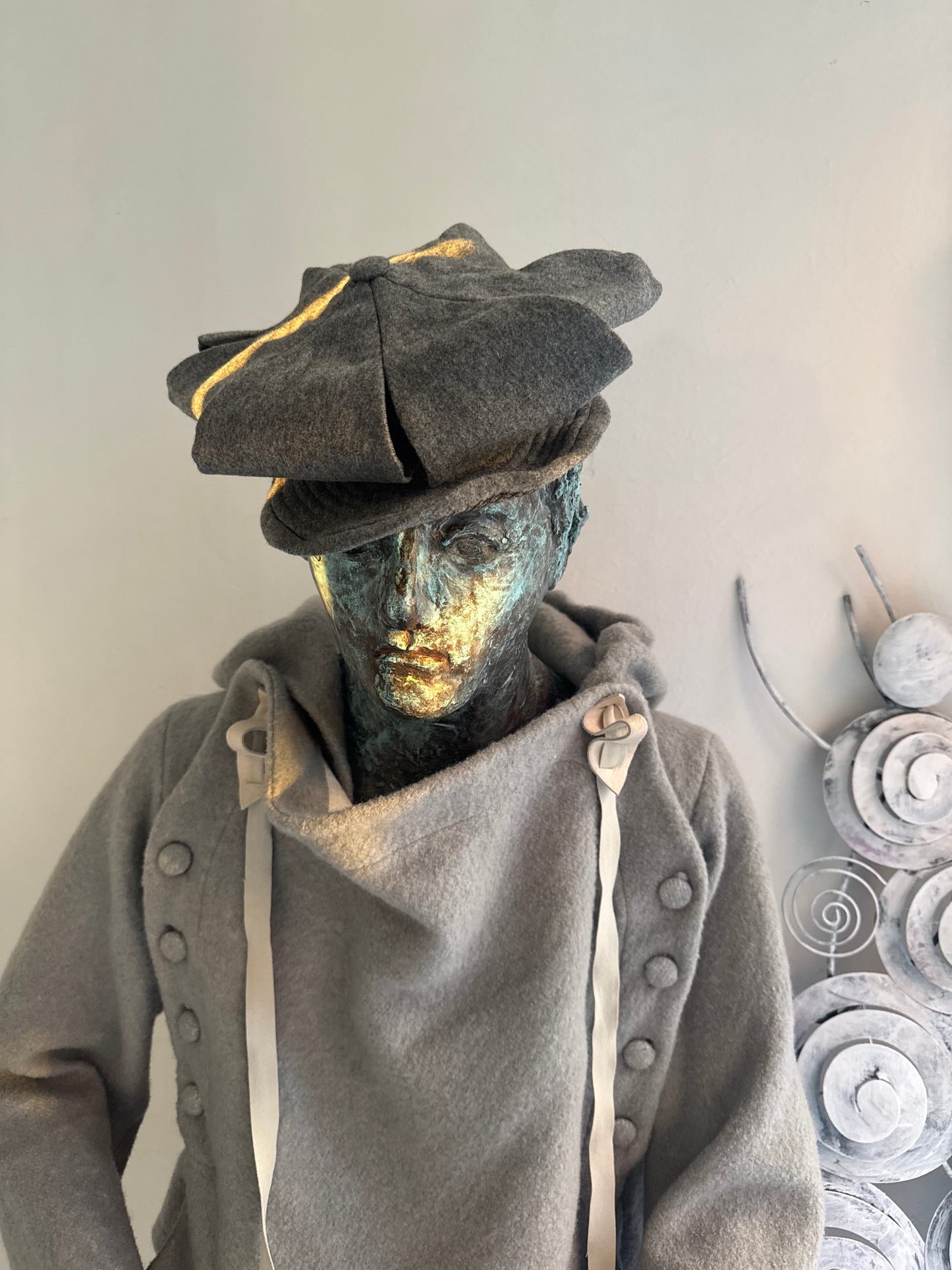 SLASHED REVERSIBLE NEWSBOY