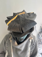 SLASHED REVERSIBLE NEWSBOY