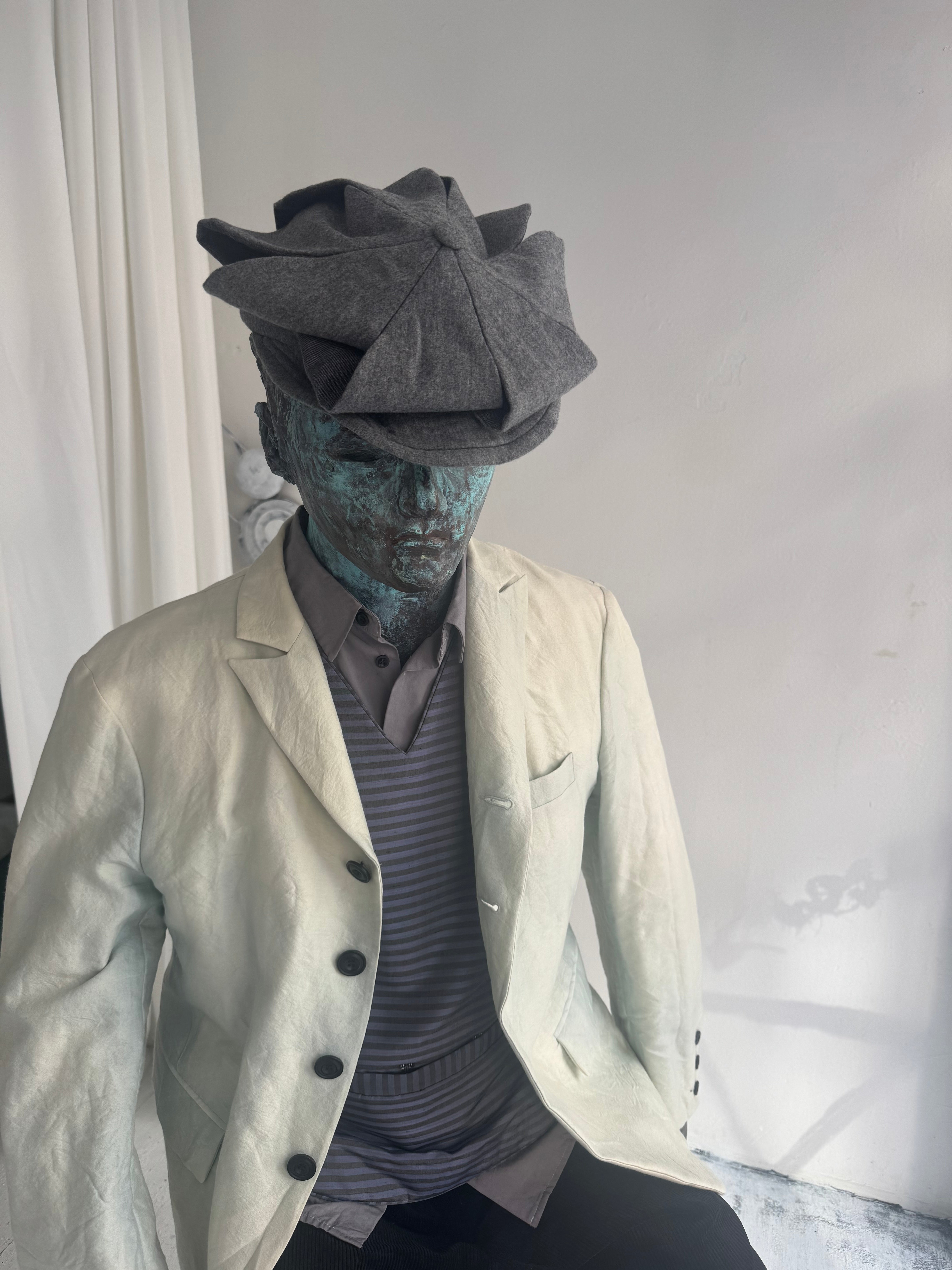 SLASHED REVERSIBLE NEWSBOY