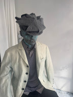 SLASHED REVERSIBLE NEWSBOY