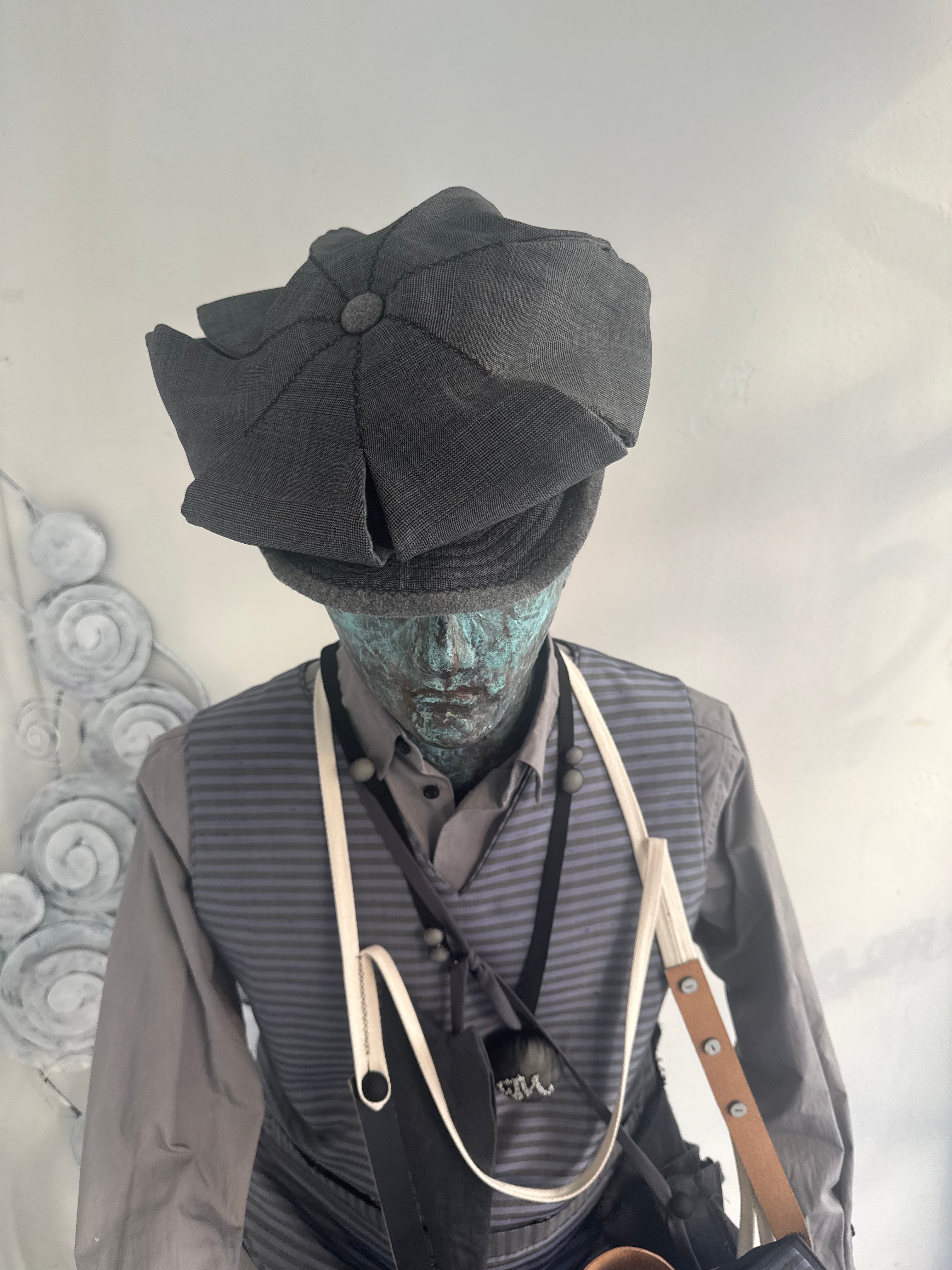 SLASHED REVERSIBLE NEWSBOY